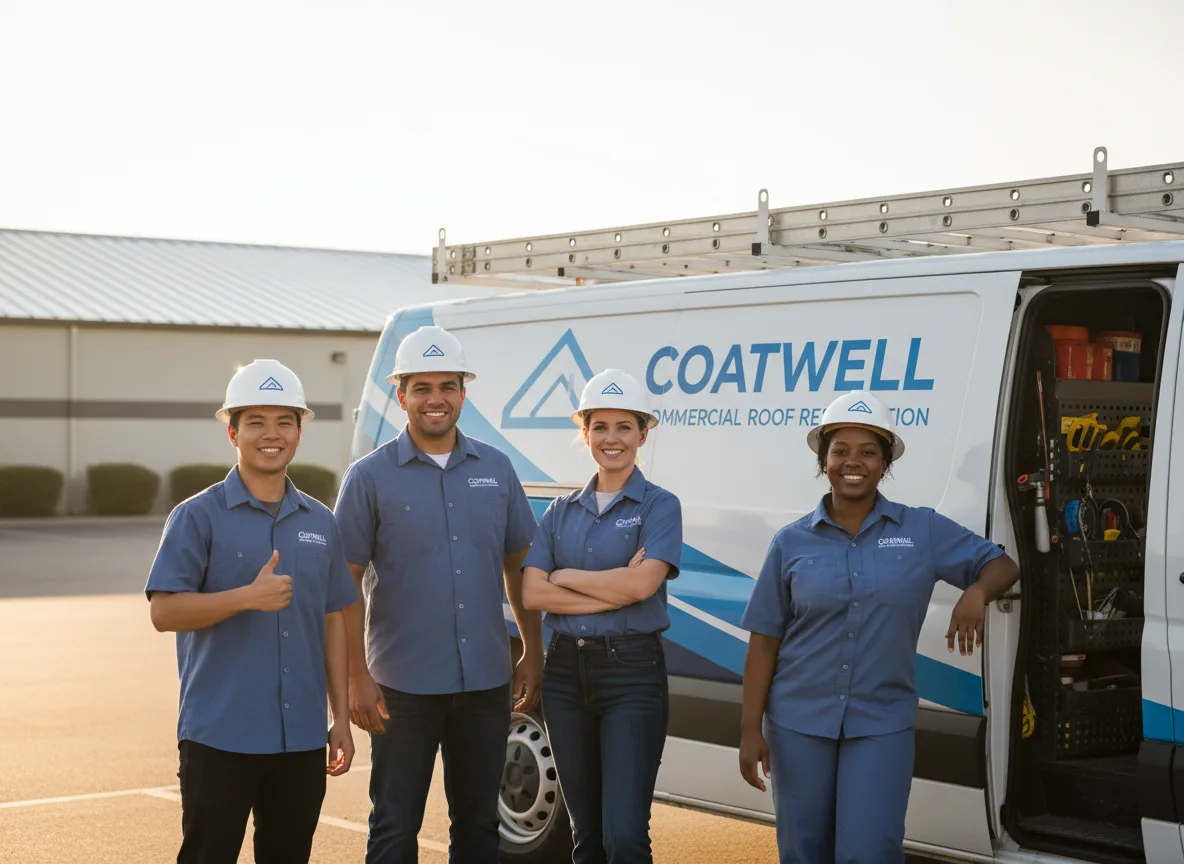 Commercial roof coating company in Stoughton, MA
